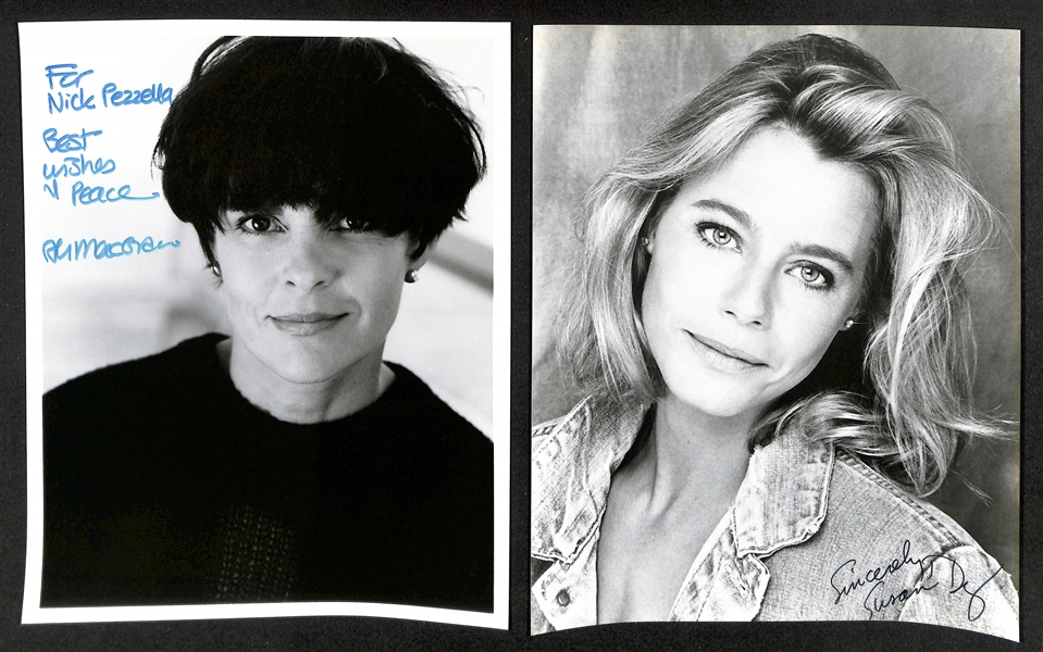 Lot of (30+) Signed Photos (many personalized) w.  Ali MacGraw, Susan Dey, (+JSA Auction Letter)