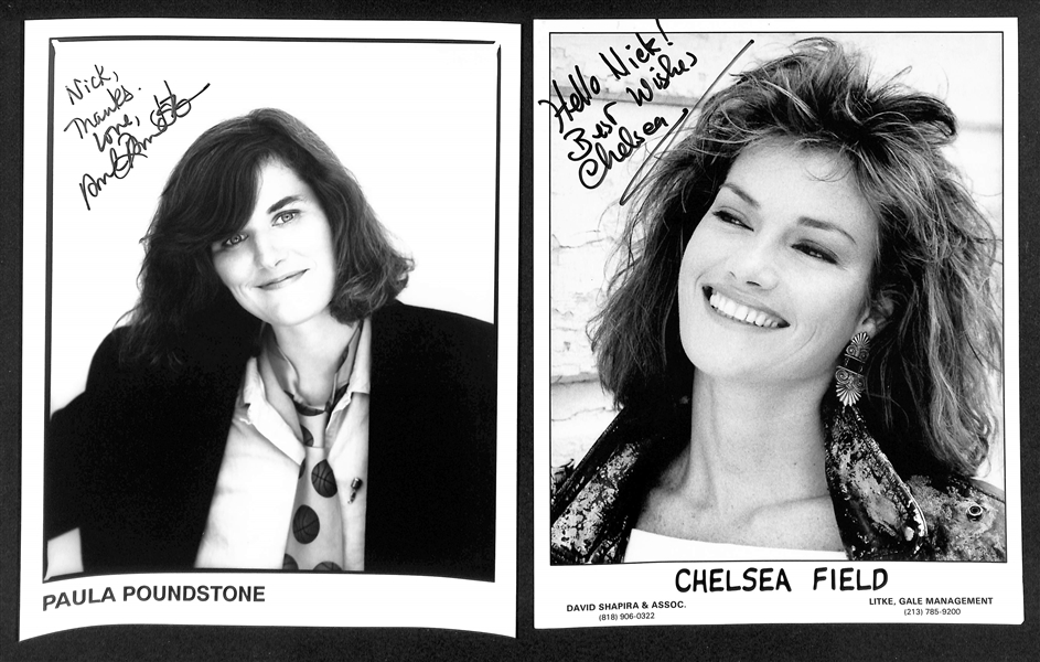 Lot of (30+) Signed Photos (many personalized) w.  Ali MacGraw, Susan Dey, (+JSA Auction Letter)