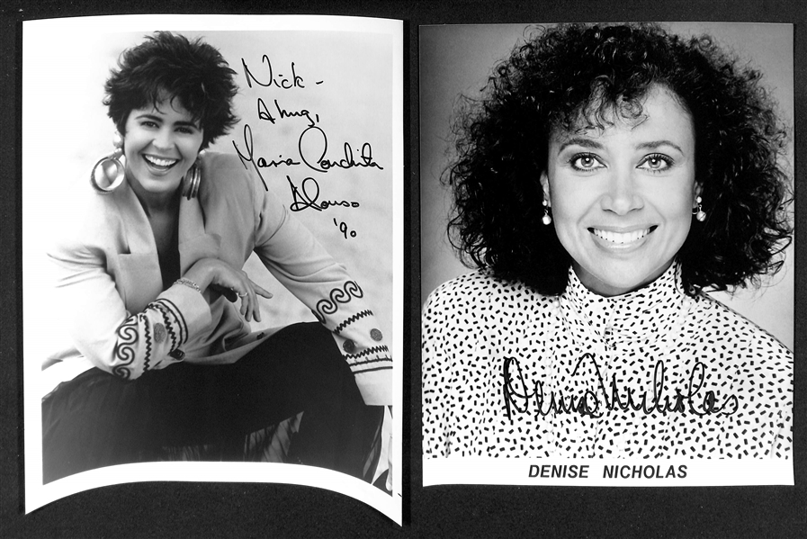 Lot of (34) Signed Photos (many personalized) w. Jacqueline Bisset & Adrienne Barbeau (+JSA Auction Letter)