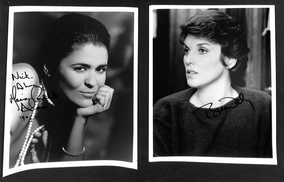 Lot of (33) Signed Photos (many personalized) w. Jacqueline Bisset & Rebecca De Mornay (+JSA Auction Letter)