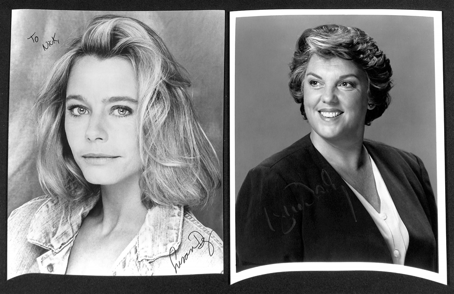 Lot of (25+) Signed Celebrity Photos (many personalized) w. Susan Dey, Tyne Daly, Emily Procter (+JSA Auction Letter)