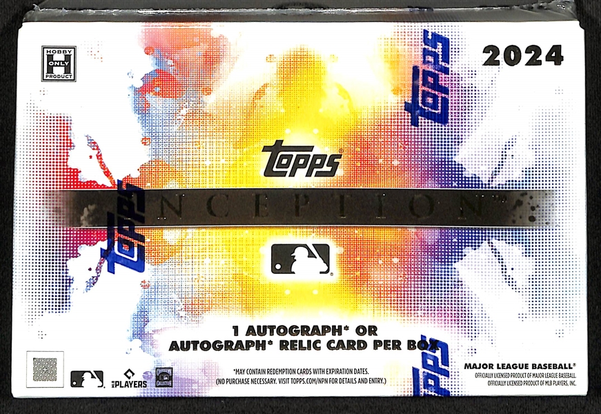 2024 Topps Inception Baseball Factory Sealed Hobby Box