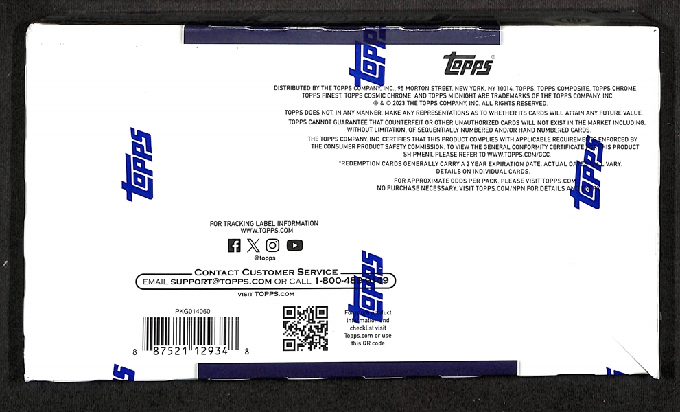 Factory Sealed 2023 Topps Composite Football Hobby Box - Debut Edition