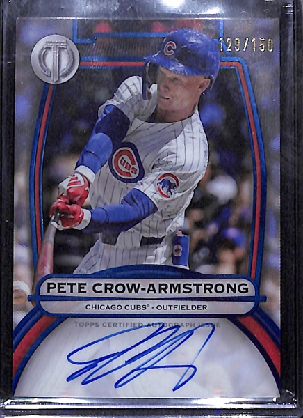 2025 Topps Tribute Pete Crow-Armstrong autograph #TA-PCA #128/150