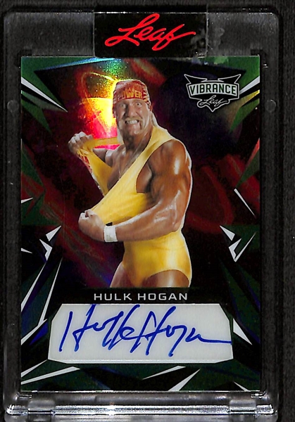2023 Leaf Vibrance Hulk Hogan Autograph Card #ed 2/12