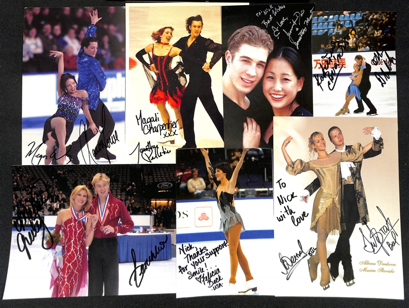 Lot of (150+) Signed Olympic Athletes Photos & Memorabilia (many personalized) w. Billy Mills, Jenny Finch,+ (JSA Auction Letter)