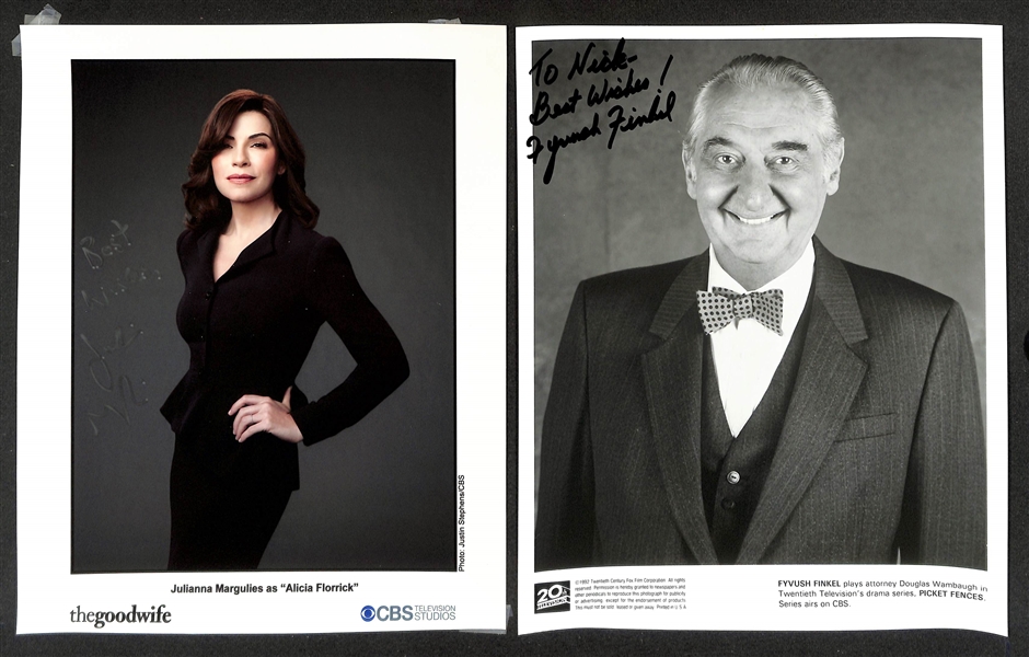Lot of (17) Signed Prints (many personalized) w. Danny Glover & Sean Hayes (JSA Auction Letter)