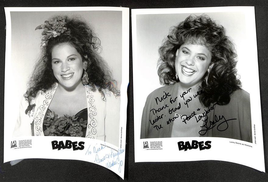 Lot of (13) Signed Prints (many personalized) w. Lacey Chabert & Mark D. Espinoza (JSA Auction Letter)