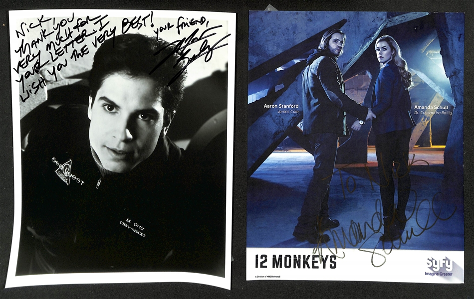 Lot of (8) Signed Prints (many personalized) w. David Hyde Pierce (JSA Auction Letter)