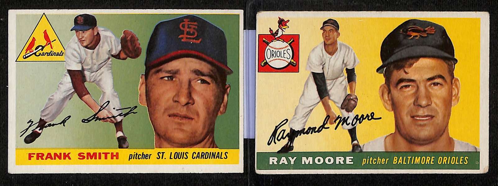 Lot of (43) 1955 Topps Baseball w. Bill Skowron (RC) PSA 6