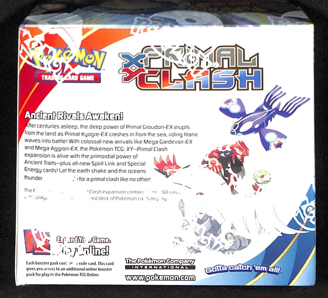 Factory Sealed 2015 Pokemon XY Primal Clash Booster Box (36 packs)