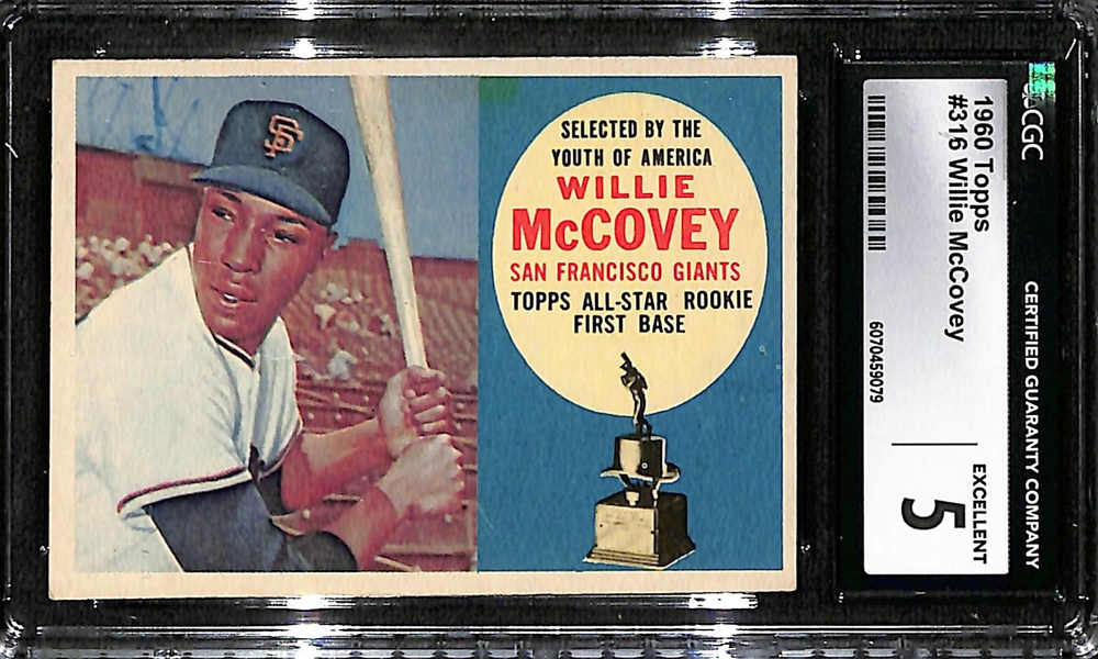 1960 Topps Willie McCovey #316 CGC 5 (HOF)