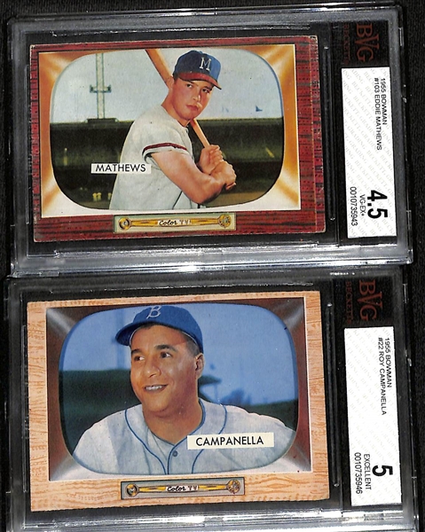 Lot of (6) Graded 1934-1964 Baseball Cards w. 1934 Goudey Leo Durocher CGC 1.5 & 1960 Fleer Ty Cobb CGC 5.5