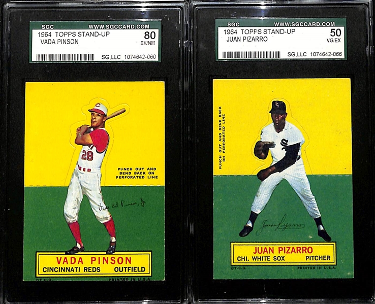 Lot of (6) Graded 1934-1964 Baseball Cards w. 1934 Goudey Leo Durocher CGC 1.5 & 1960 Fleer Ty Cobb CGC 5.5