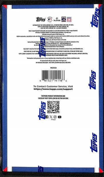 Factory Sealed 2025 Topps Series 2 Baseball Hobby Box
