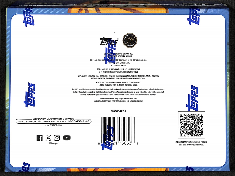 2023/24 Topps Finest Factory Sealed Basketball Hobby Box