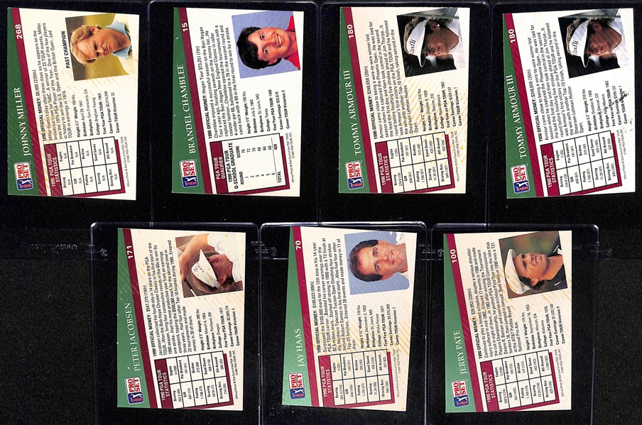 Lot of (58) Signed 1990-1992 Pro Set Golf Cards w. Jerry Pate & Jay Haas (JSA Auction Letter)