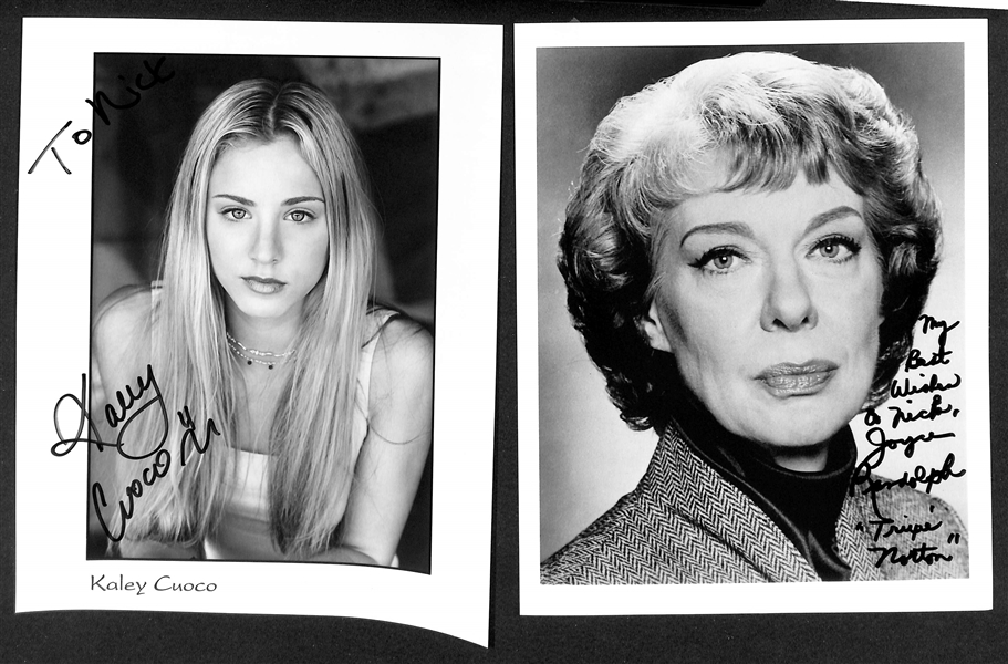 Lot of (27) Signed B/W 8x10 Female Celebrity Photos w. Lena Horn, Olympia Dukakis, (+JSA Auction Letter)