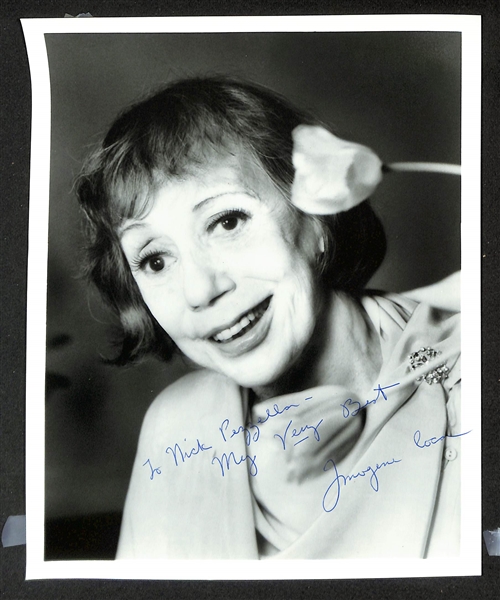 Lot of (27) Signed B/W 8x10 Female Celebrity Photos w. Lena Horn, Olympia Dukakis, (+JSA Auction Letter)
