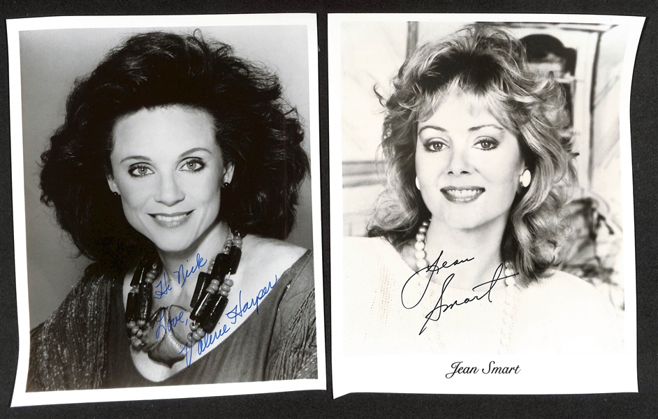 Lot of (25+) Signed 8x10 Photos w. Valerie Harper, Jean Smart, + (+JSA Auction Letter)