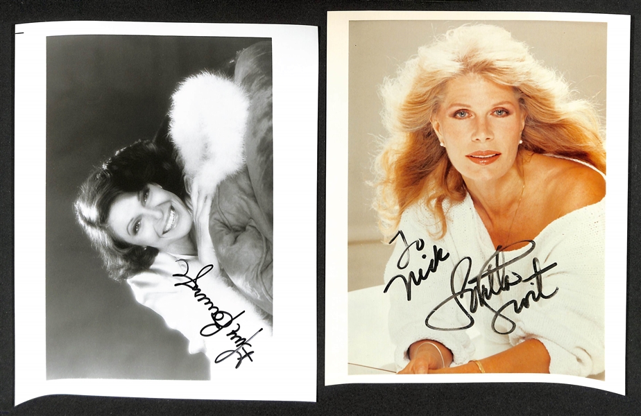 Lot of (25+) Signed 8x10 Photos w. Valerie Harper, Jean Smart, + (+JSA Auction Letter)