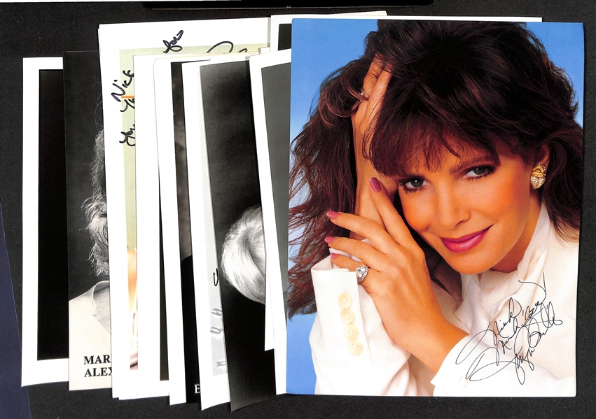 Lot of (28) Signed Photos (many personalized) w. Jaclyn Smith (+JSA Auction Letter)