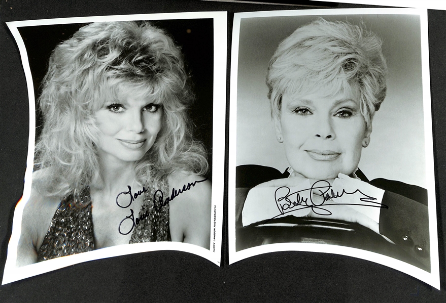 Lot of (24) Signed Photos (many personalized) w. Loni Anderson, Janet Leigh, (JSA Auction Letter)