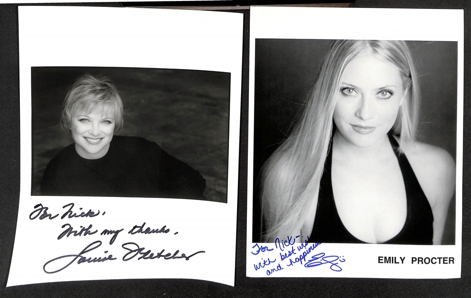 Lot of (27) Signed Photos (many personalized) w. Loni Anderson (+JSA Auction Letter)