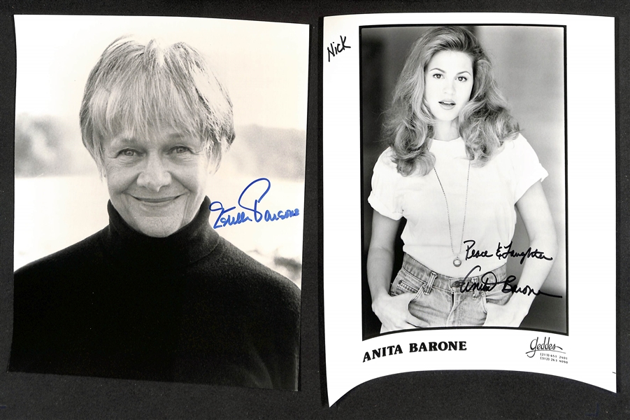 Lot of (27) Signed Photos (many personalized) w. Loni Anderson (+JSA Auction Letter)