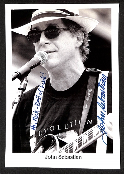 Lot of (20+) Signed Singers & Musician Photos (many personalized) w. Ted Nugent, Peter Noone, Neil Sedaka (JSA Auction Letter)