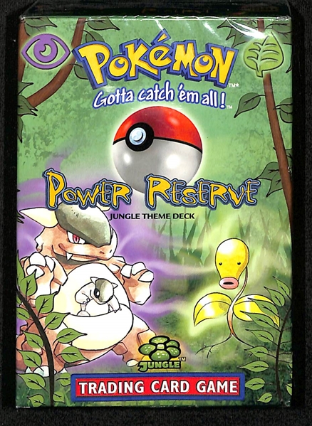 1999 Pokemon Power Reserve Jungle Theme Factory Sealed Deck