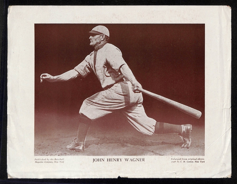 Lot of (13) 1910-'57 M114 Baseball Magazine Premiums w. Ty Cobb & Honus Waganer