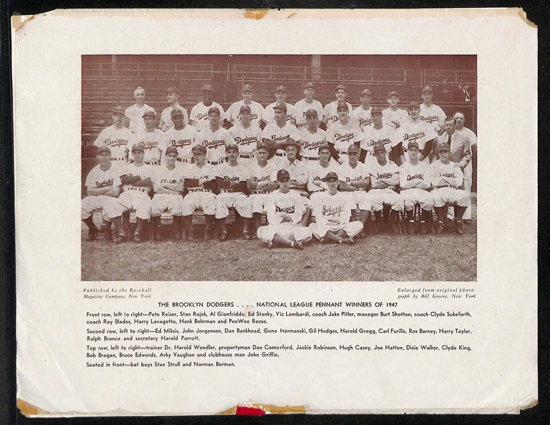Lot of (13) 1910-'57 M114 Baseball Magazine Premiums w. Ty Cobb & Honus Waganer