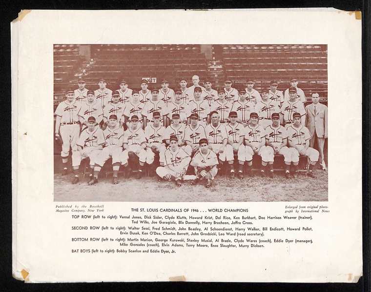 Lot of (13) 1910-'57 M114 Baseball Magazine Premiums w. Ty Cobb & Honus Waganer