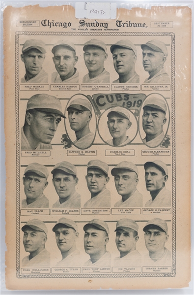 Lot of (6) 16x20 Baseball Photos & Team Pictures w. Signed Mel Allen (JSA Auction Letter)