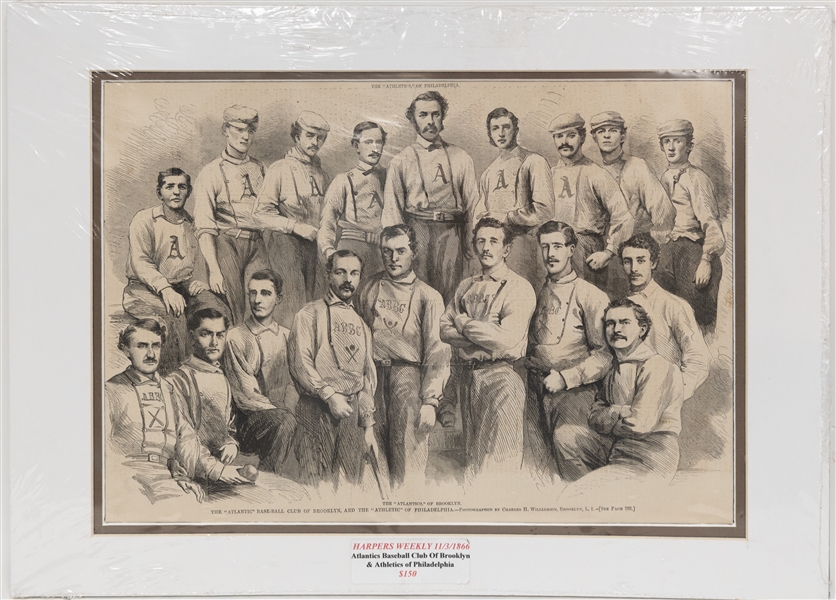 Lot of (6) 16x20 Baseball Photos & Team Pictures w. Signed Mel Allen (JSA Auction Letter)