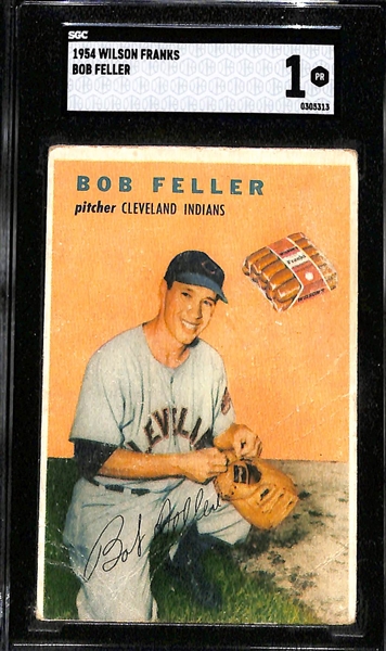 SGC Graded Hall of Famer Baseball Lot w. 1947 Bond Bread Pee Wee Reese SGC 5