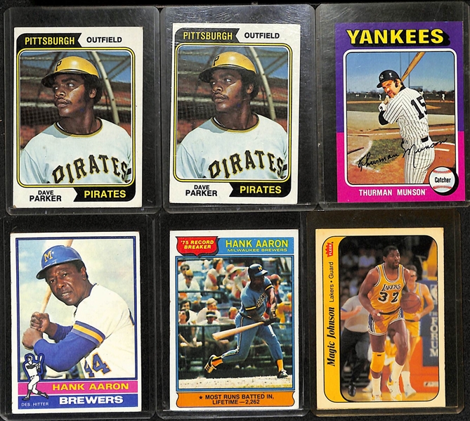 Lot of (40) 1972-1981 w. 1972 Roberto Clemente