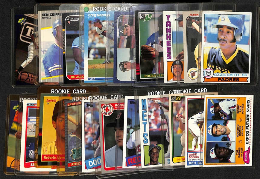 Lot of (20) 1979-1993 Rookie Baseball Cards w. 1979 Topps Ozzie Smith