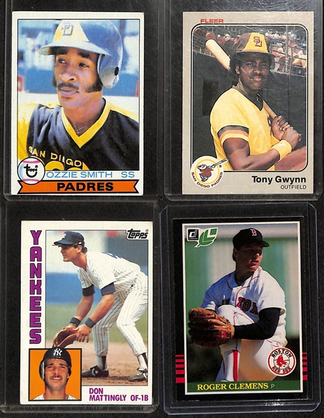 Lot of (20) 1979-1993 Rookie Baseball Cards w. 1979 Topps Ozzie Smith