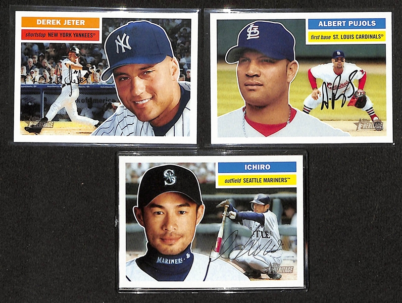 2005 Topps Heritage Complete Set w. Short Prints + Duplicates