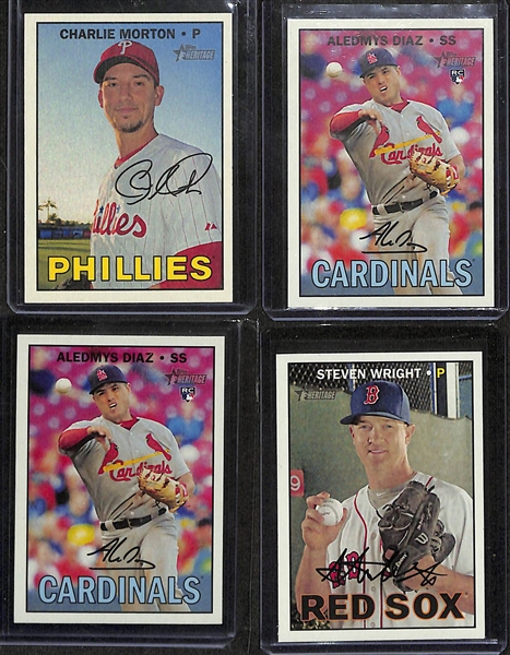 2016 Topps Heritage High Number Complete Set w. Short Prints + (28) Chrome Parallels, Flip Stock, (2) Actions, Color Swap, +