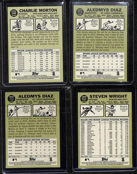 2016 Topps Heritage High Number Complete Set w. Short Prints + (28) Chrome Parallels, Flip Stock, (2) Actions, Color Swap, +