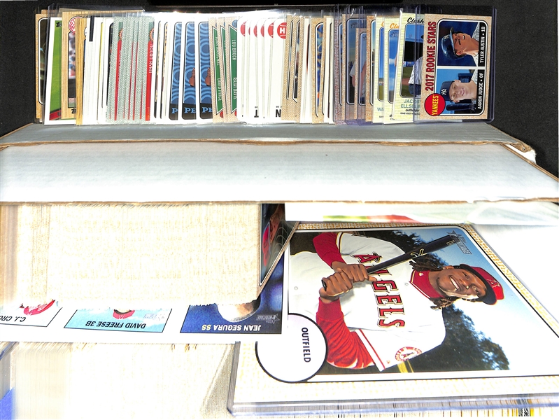 2017 Topps Heritage + Heritage High Number Complete Sets w. Short Prints + (59) Inserts (Aaron Judge Rookie)