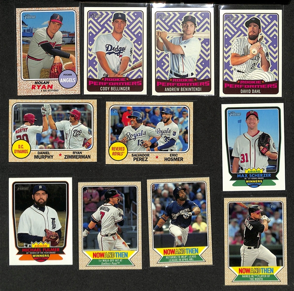 2017 Topps Heritage + Heritage High Number Complete Sets w. Short Prints + (59) Inserts (Aaron Judge Rookie)