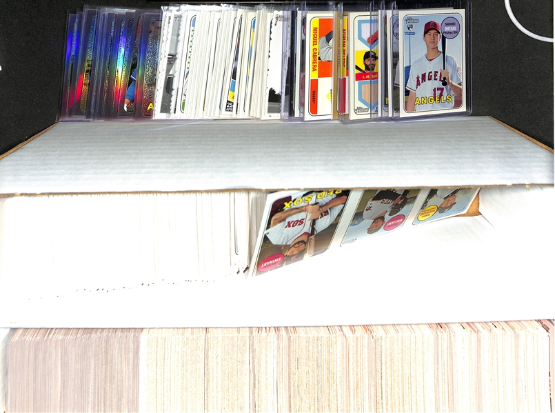 2018 Topps Heritage + Heritage High Number Complete Set w. Short Prints + Inserts, Parallels, Relics (Ohani, Acuna, Soto Rookies) 