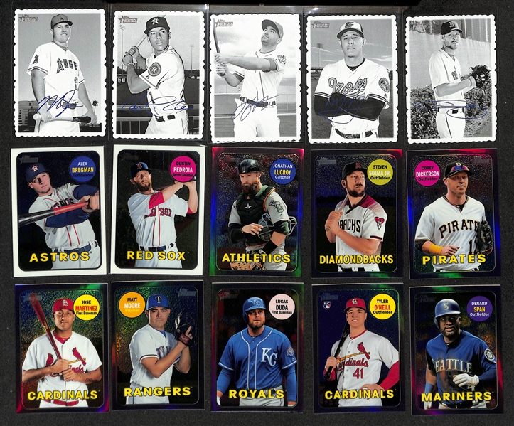 2018 Topps Heritage + Heritage High Number Complete Set w. Short Prints + Inserts, Parallels, Relics (Ohani, Acuna, Soto Rookies) 