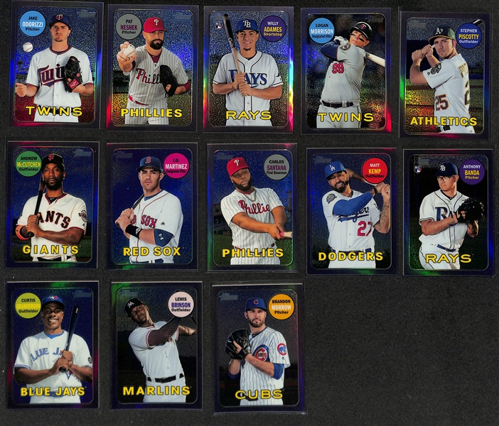 2018 Topps Heritage + Heritage High Number Complete Set w. Short Prints + Inserts, Parallels, Relics (Ohani, Acuna, Soto Rookies) 