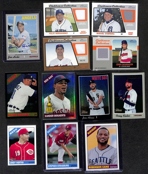 2019 Topps Heritage Complete Set + 2015 Topps Heritage Starter Set w. Inserts, Parallels, Autographs
