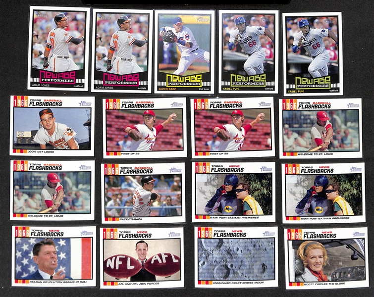 2019 Topps Heritage Complete Set + 2015 Topps Heritage Starter Set w. Inserts, Parallels, Autographs